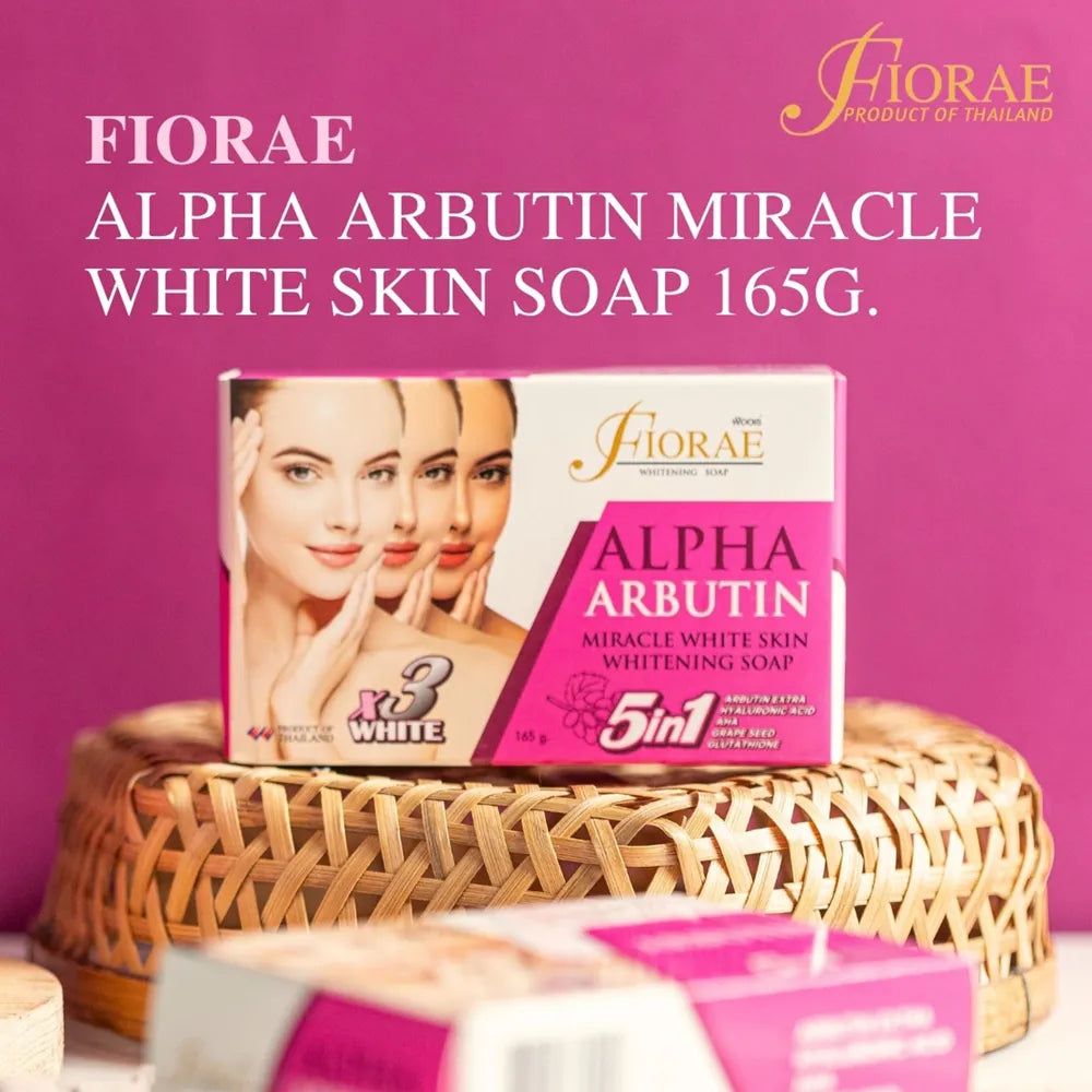 Fiorae Alpha Arbutin Miracle Whitening Soap