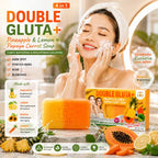 Double Gluta+ Pineapple & Lemon + Papaya Carrot Soap