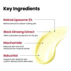 K-SECRET SEOUL 1988 Retinal Serum : Retinal Liposome 2% and 58% Black Ginseng 30 ml
